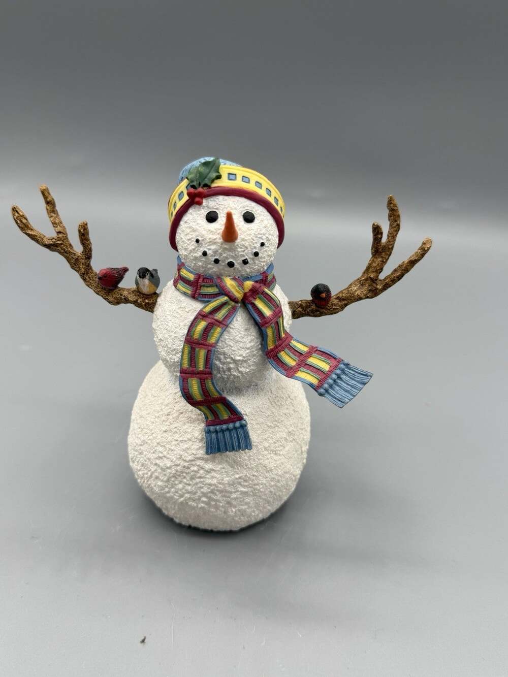 Lenox Snow Pal Lynn Bywaters Snowman Figurine Birds Christmas Winter 5.5”